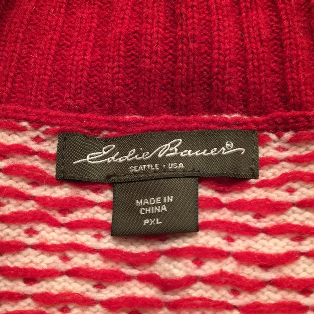 Eddie Bauer Zip-Front Cardigan Sweater - Picture 2 of 5